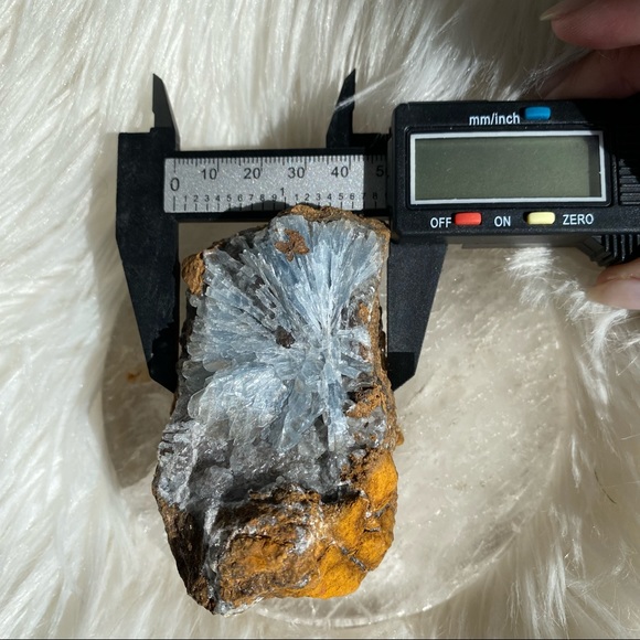 BLUE BARITE Raw Specimen from Morocco - Picture 9 of 9